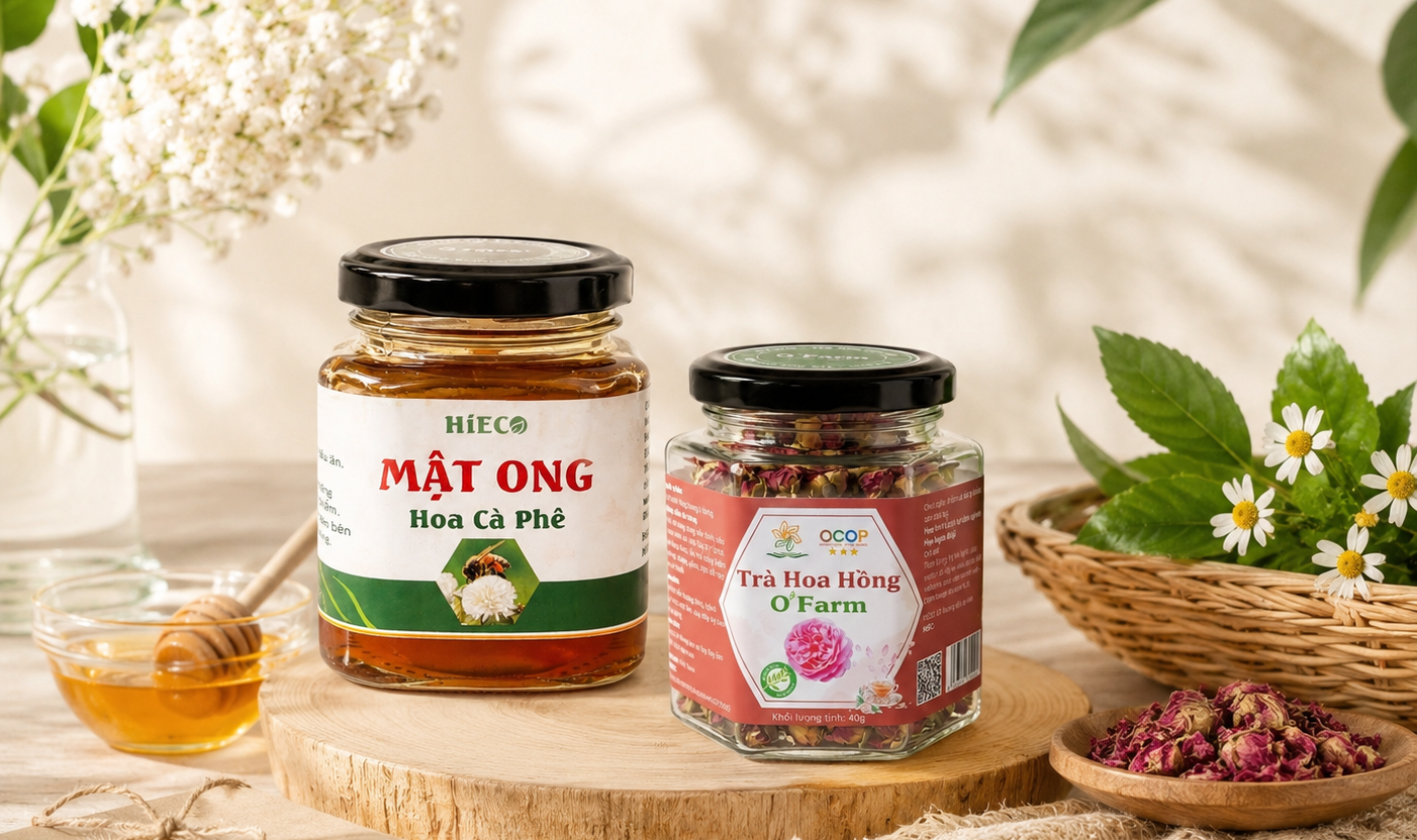 Mật ong hoa cà phê là gia vị lành mạnh cho các thức uống dưỡng nhan